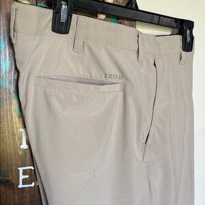 Izod GOLF Men's Khaki/Tan Performance Pants, Men’s Sz 34 x 30